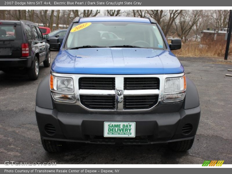 Electric Blue Pearl / Dark Slate Gray/Light Slate Gray 2007 Dodge Nitro SXT 4x4