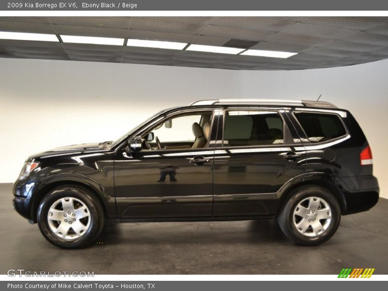 Ebony Black / Beige 2009 Kia Borrego EX V6