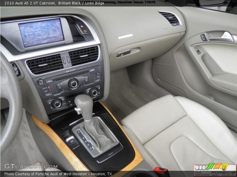 Brilliant Black / Linen Beige 2010 Audi A5 2.0T Cabriolet