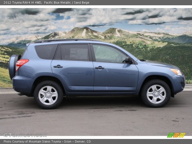 Pacific Blue Metallic / Sand Beige 2012 Toyota RAV4 I4 4WD