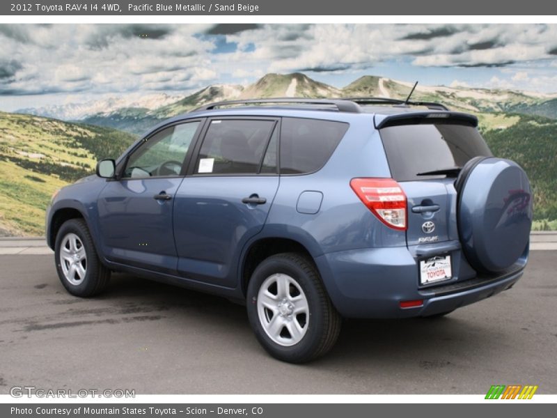 Pacific Blue Metallic / Sand Beige 2012 Toyota RAV4 I4 4WD