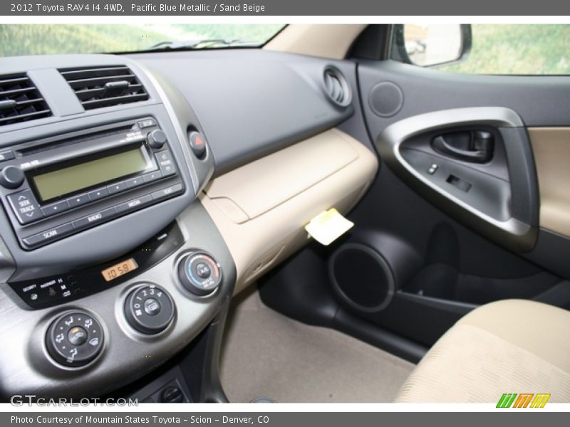 Pacific Blue Metallic / Sand Beige 2012 Toyota RAV4 I4 4WD