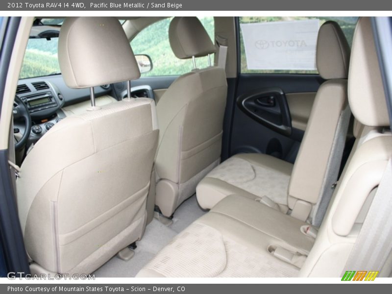 Pacific Blue Metallic / Sand Beige 2012 Toyota RAV4 I4 4WD