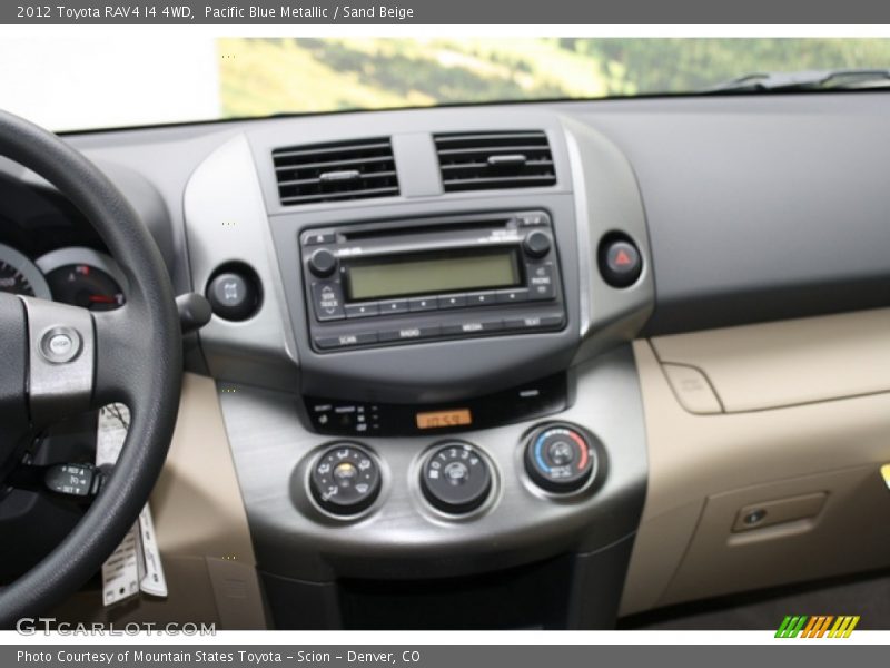 Pacific Blue Metallic / Sand Beige 2012 Toyota RAV4 I4 4WD