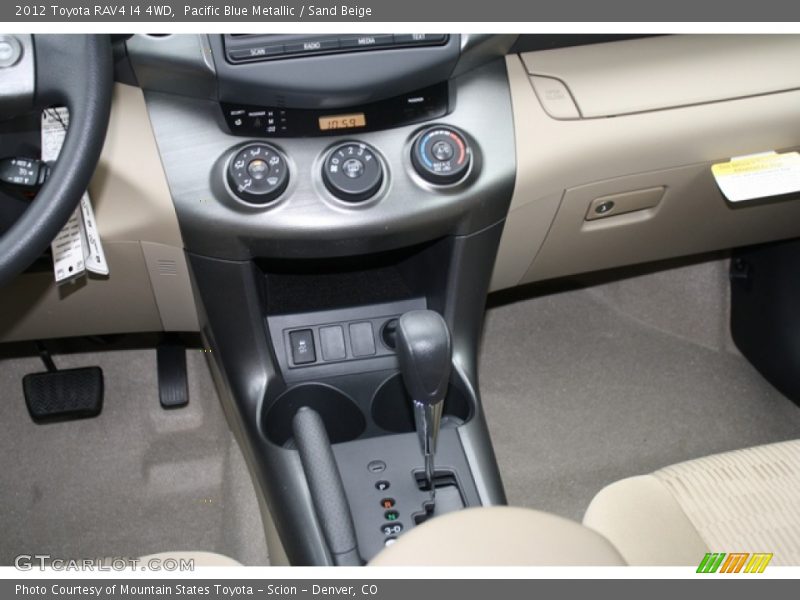 Pacific Blue Metallic / Sand Beige 2012 Toyota RAV4 I4 4WD