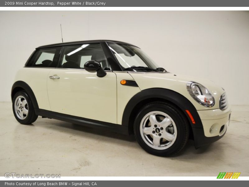 Pepper White / Black/Grey 2009 Mini Cooper Hardtop