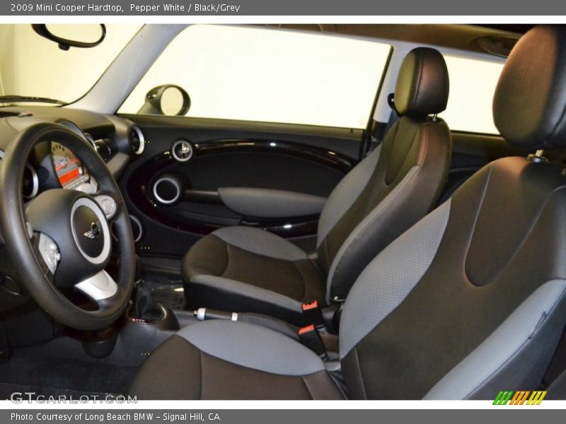 Pepper White / Black/Grey 2009 Mini Cooper Hardtop
