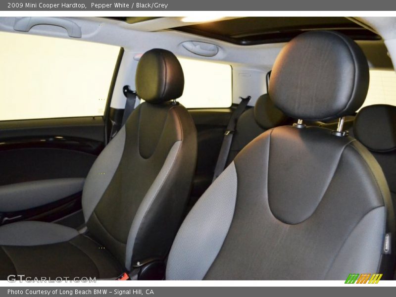 Pepper White / Black/Grey 2009 Mini Cooper Hardtop