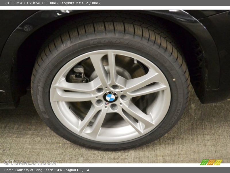 Black Sapphire Metallic / Black 2012 BMW X3 xDrive 35i