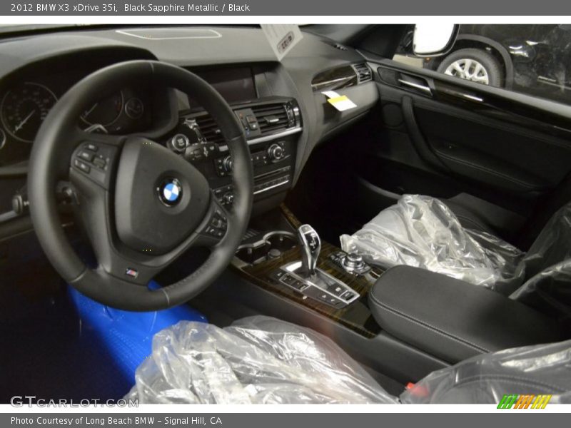 Black Sapphire Metallic / Black 2012 BMW X3 xDrive 35i