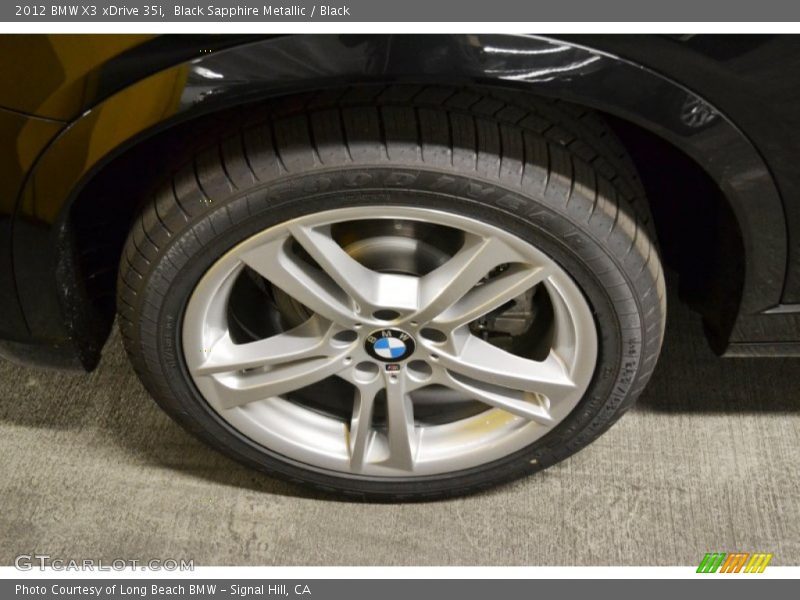 Black Sapphire Metallic / Black 2012 BMW X3 xDrive 35i