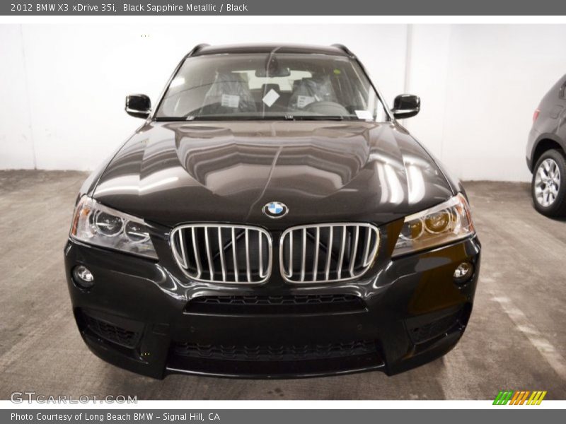 Black Sapphire Metallic / Black 2012 BMW X3 xDrive 35i