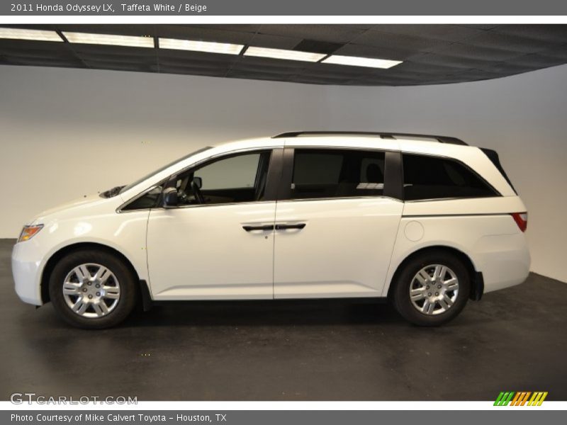 Taffeta White / Beige 2011 Honda Odyssey LX