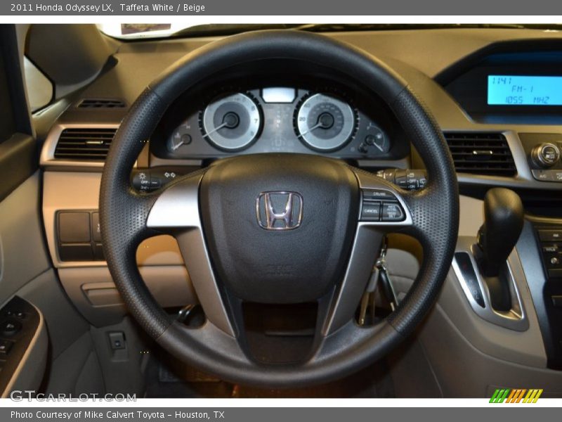 Taffeta White / Beige 2011 Honda Odyssey LX