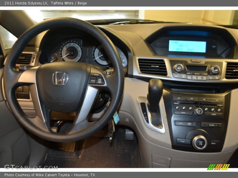 Taffeta White / Beige 2011 Honda Odyssey LX