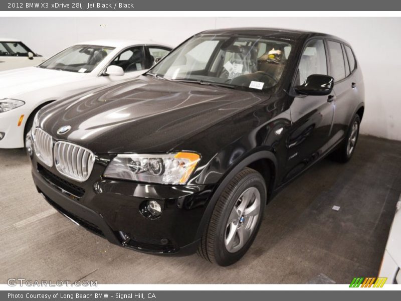 Jet Black / Black 2012 BMW X3 xDrive 28i