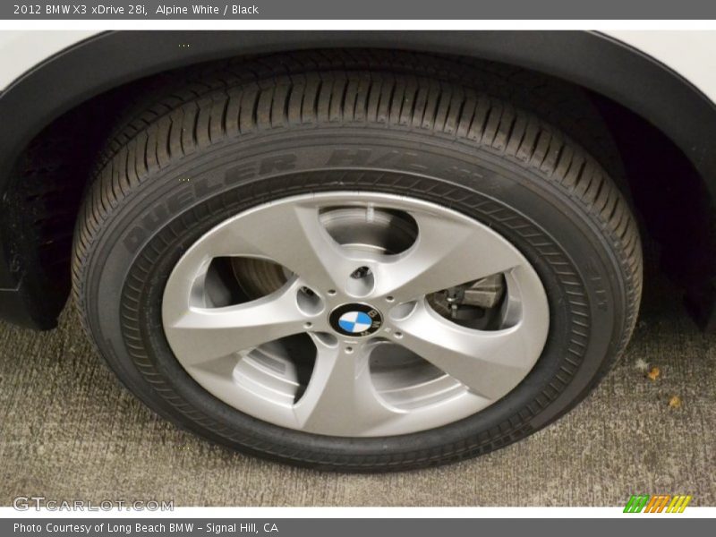 Alpine White / Black 2012 BMW X3 xDrive 28i