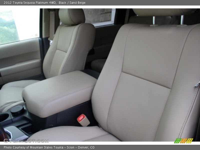 Black / Sand Beige 2012 Toyota Sequoia Platinum 4WD