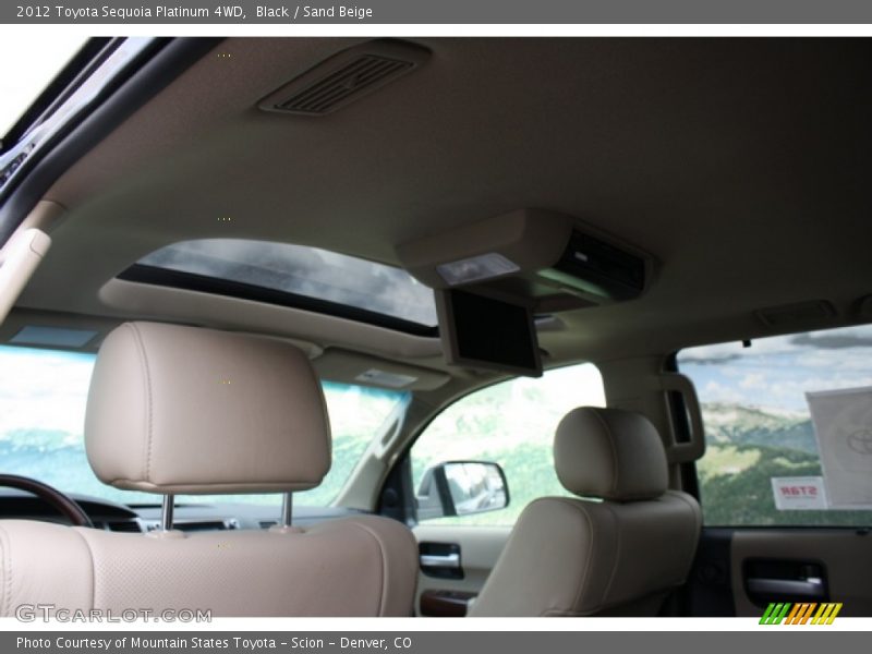 Black / Sand Beige 2012 Toyota Sequoia Platinum 4WD