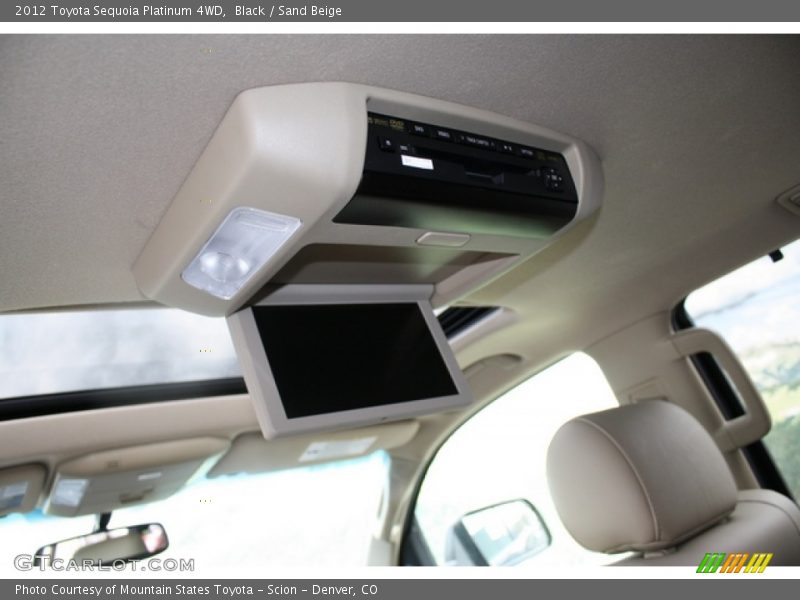 Black / Sand Beige 2012 Toyota Sequoia Platinum 4WD