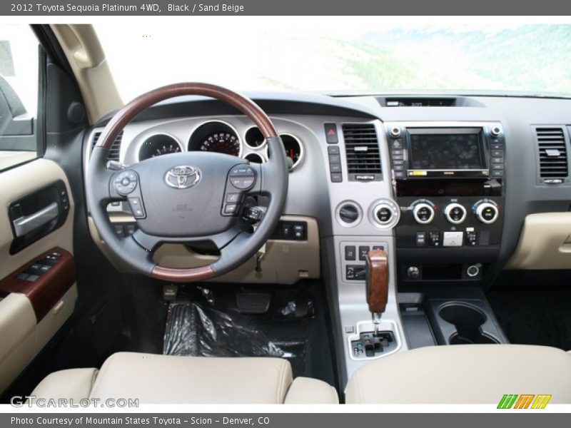 Black / Sand Beige 2012 Toyota Sequoia Platinum 4WD