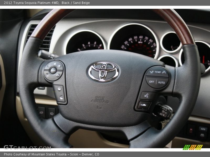 Black / Sand Beige 2012 Toyota Sequoia Platinum 4WD