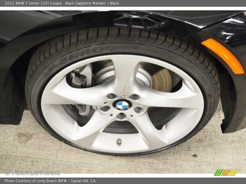 Black Sapphire Metallic / Black 2012 BMW 3 Series 335i Coupe