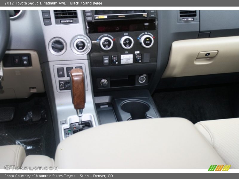 Black / Sand Beige 2012 Toyota Sequoia Platinum 4WD