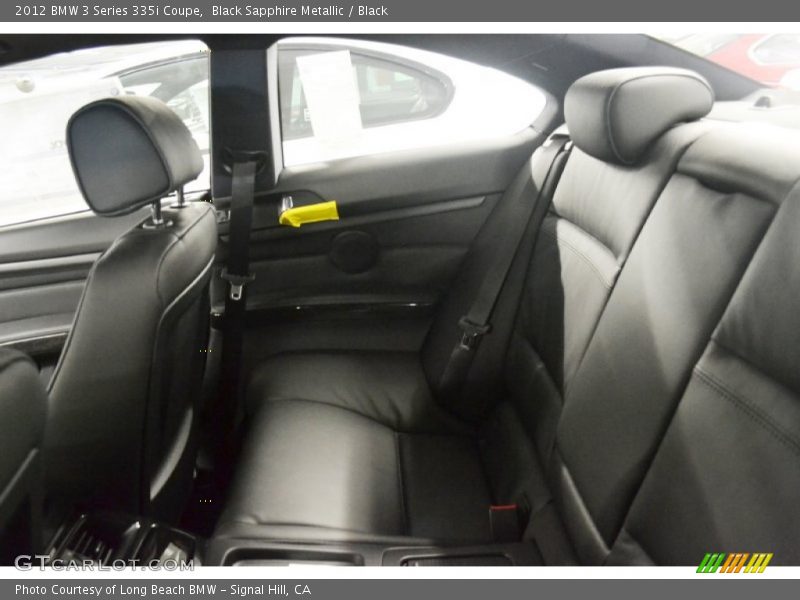 Black Sapphire Metallic / Black 2012 BMW 3 Series 335i Coupe