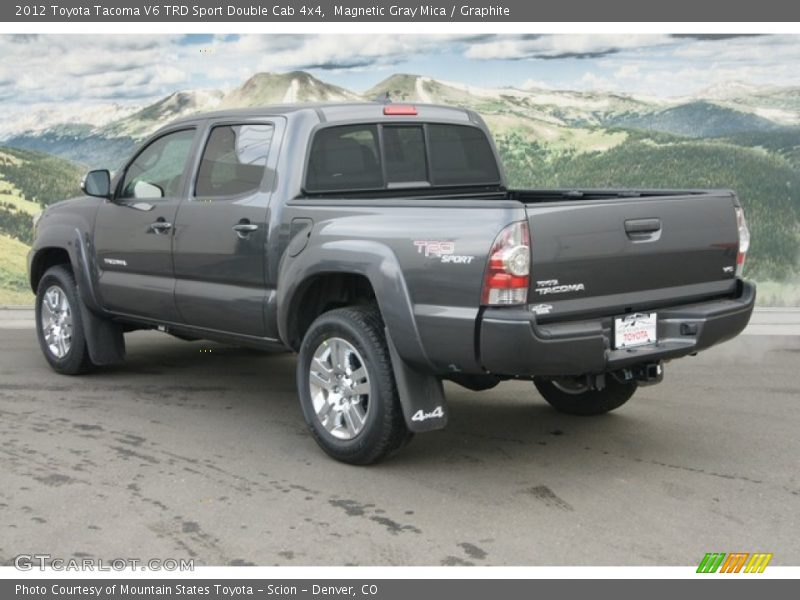Magnetic Gray Mica / Graphite 2012 Toyota Tacoma V6 TRD Sport Double Cab 4x4