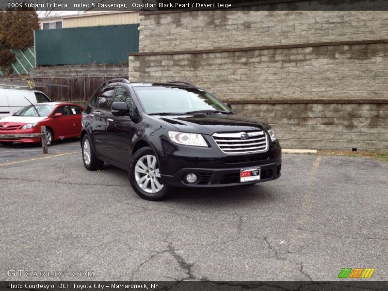 Obsidian Black Pearl / Desert Beige 2009 Subaru Tribeca Limited 5 Passenger