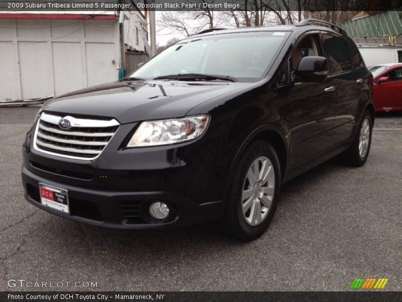 Obsidian Black Pearl / Desert Beige 2009 Subaru Tribeca Limited 5 Passenger