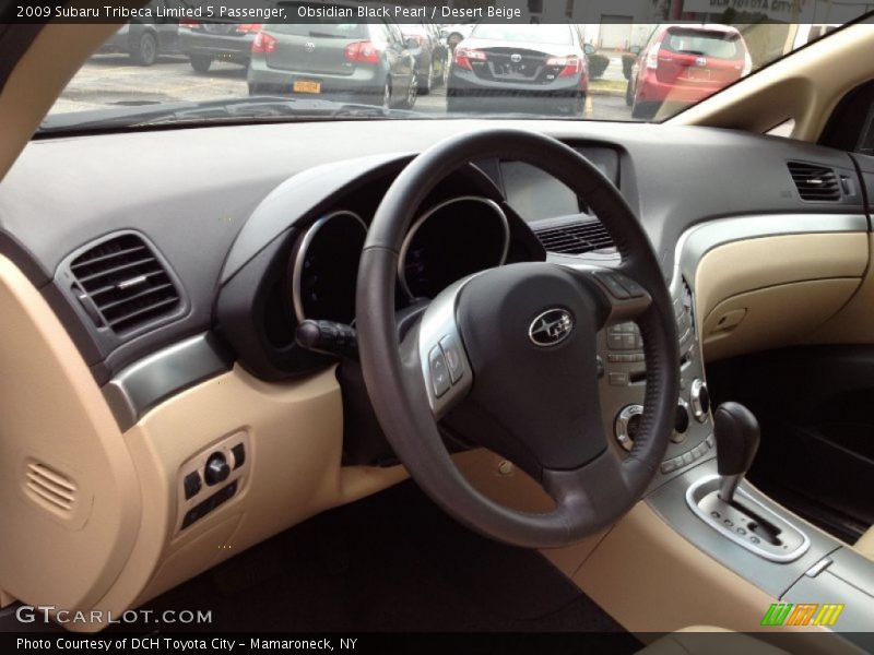 Obsidian Black Pearl / Desert Beige 2009 Subaru Tribeca Limited 5 Passenger