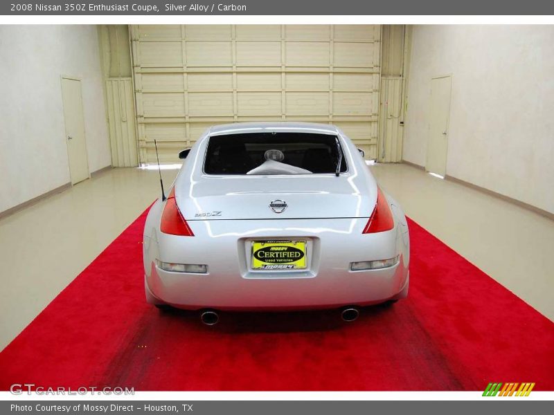 Silver Alloy / Carbon 2008 Nissan 350Z Enthusiast Coupe