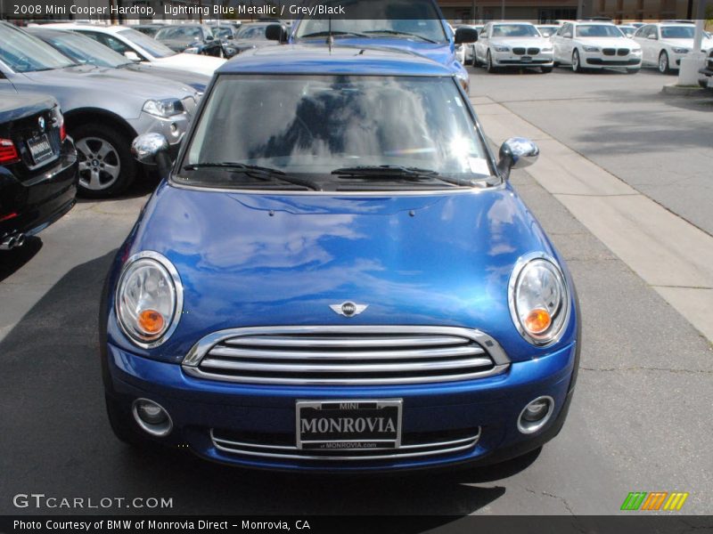 Lightning Blue Metallic / Grey/Black 2008 Mini Cooper Hardtop