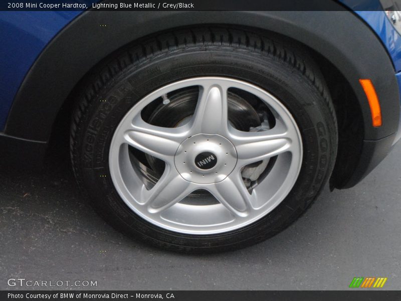 Lightning Blue Metallic / Grey/Black 2008 Mini Cooper Hardtop