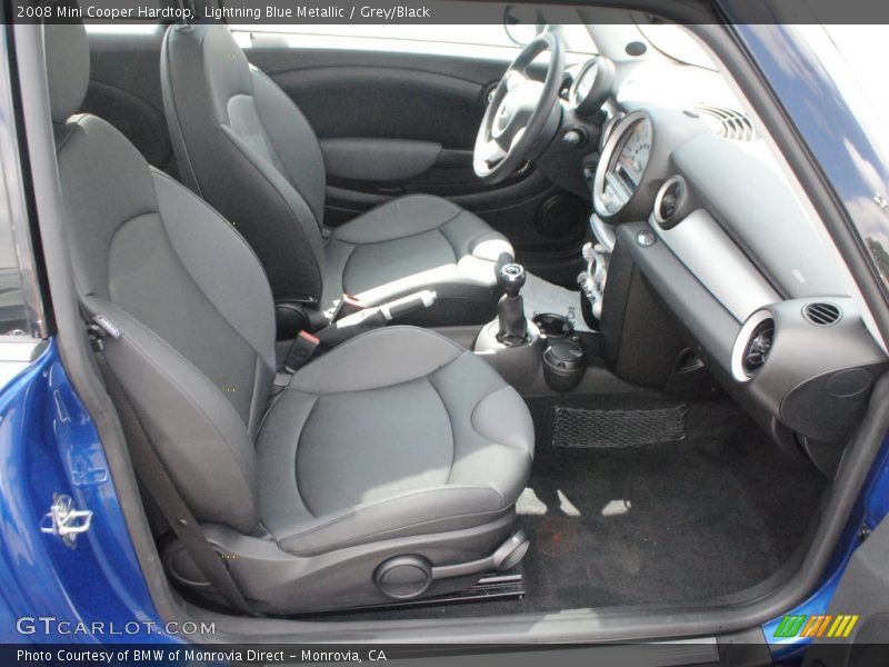 Lightning Blue Metallic / Grey/Black 2008 Mini Cooper Hardtop