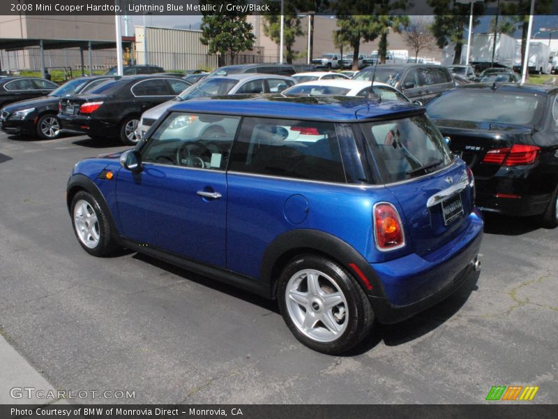 Lightning Blue Metallic / Grey/Black 2008 Mini Cooper Hardtop