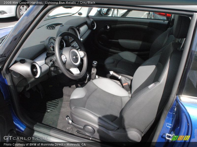 Lightning Blue Metallic / Grey/Black 2008 Mini Cooper Hardtop