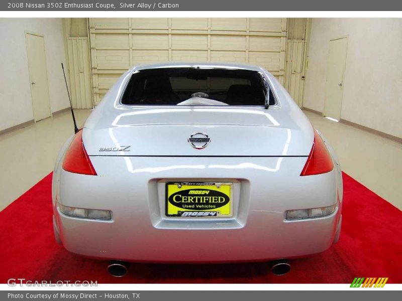 Silver Alloy / Carbon 2008 Nissan 350Z Enthusiast Coupe