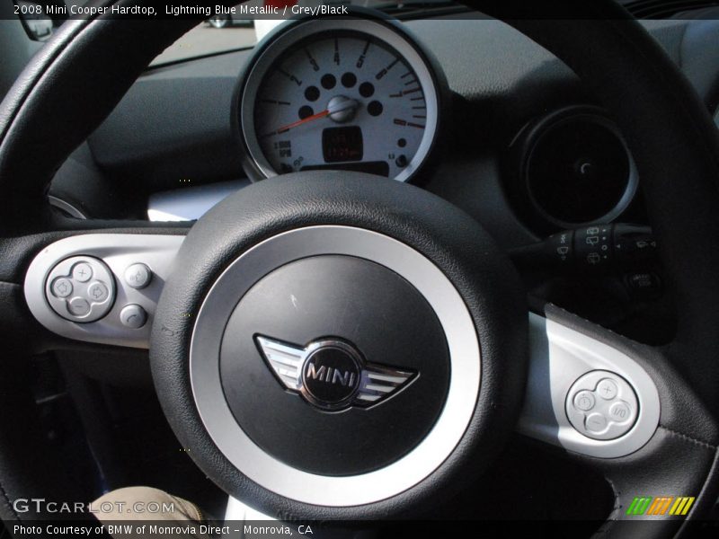 Lightning Blue Metallic / Grey/Black 2008 Mini Cooper Hardtop