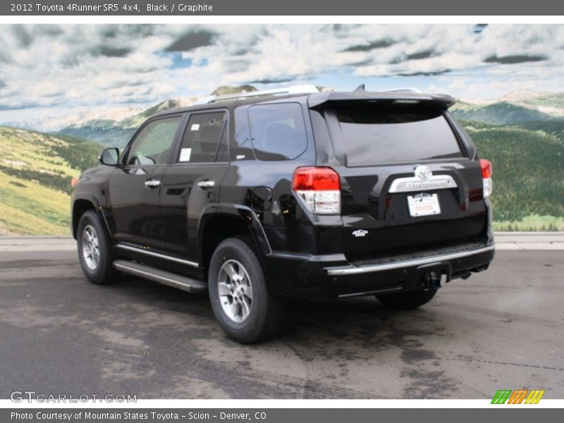 Black / Graphite 2012 Toyota 4Runner SR5 4x4