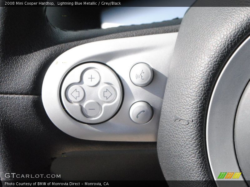 Lightning Blue Metallic / Grey/Black 2008 Mini Cooper Hardtop