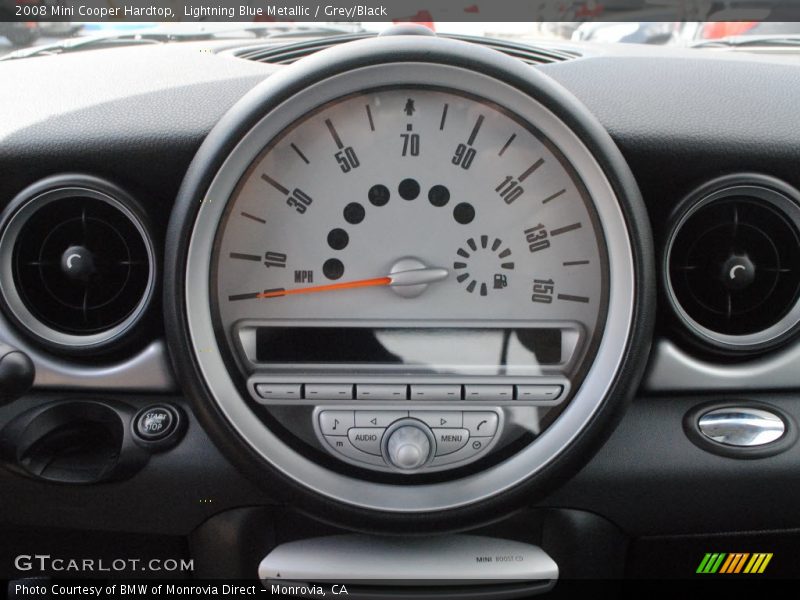 Lightning Blue Metallic / Grey/Black 2008 Mini Cooper Hardtop