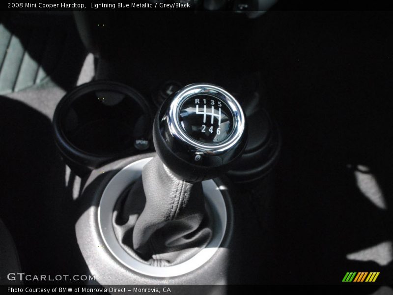 Lightning Blue Metallic / Grey/Black 2008 Mini Cooper Hardtop