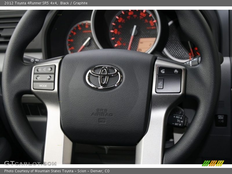 Black / Graphite 2012 Toyota 4Runner SR5 4x4