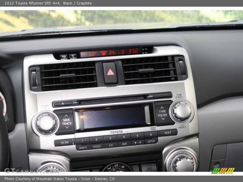 Black / Graphite 2012 Toyota 4Runner SR5 4x4