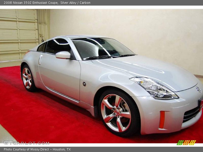Silver Alloy / Carbon 2008 Nissan 350Z Enthusiast Coupe