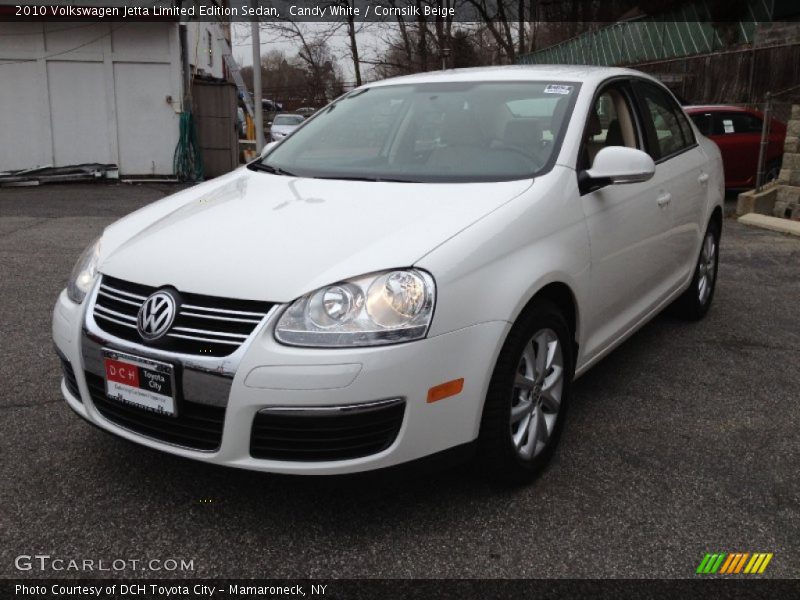 Candy White / Cornsilk Beige 2010 Volkswagen Jetta Limited Edition Sedan
