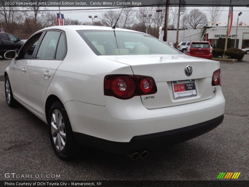 Candy White / Cornsilk Beige 2010 Volkswagen Jetta Limited Edition Sedan